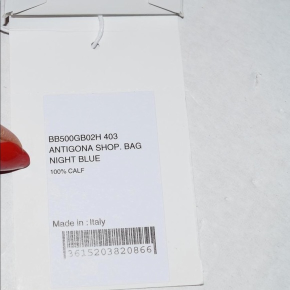 Givenchy Antigona Navy Silver Shopping Tote - Picture 8 of 8